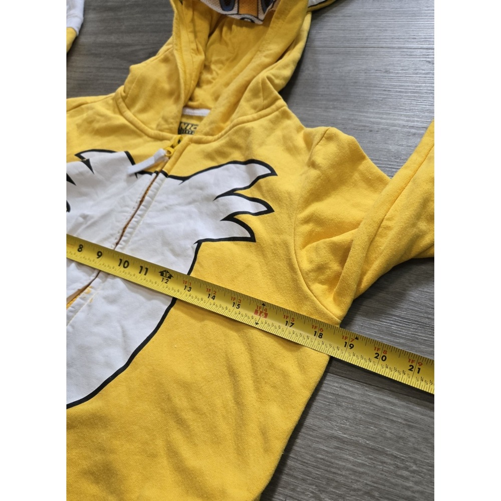 SEGA Sonic The Hedgehog Tails Costume Full Zip Fleece Hoodie Youth Size XL - Picture 9 of 13